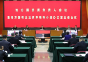國務院國資委召開地方國資委負責人會議暨地方國有企業(yè)改革領導小組辦公室主任會議