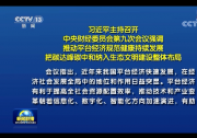 習(xí)近平主持召開(kāi)中央財(cái)經(jīng)委員會(huì)第九次會(huì)議