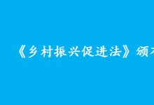 全面推進(jìn)鄉(xiāng)村振興有了長(zhǎng)久制度保障