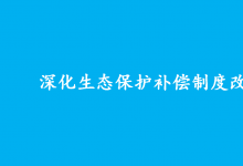 中共中央辦公廳 國(guó)務(wù)院辦公廳印發(fā)《關(guān)于深化生態(tài)保護(hù)補(bǔ)償制度改革的意見(jiàn)》