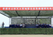 新型滅火自動化科技裝備亮相孝感市山林滅火軍地聯(lián)合應(yīng)急救援研究性演練