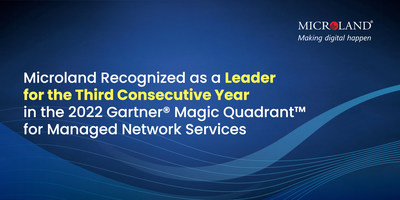Microland Recognized as a Leader for the Third Consecutive Year in the 2022 Gartner? Magic Quadrant? for Managed Network Services