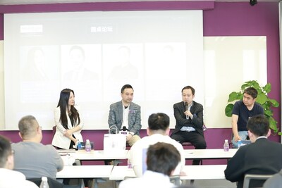圓桌論壇嘉賓 左起：傅瀟霄，沈李斌，許豪，姜迅