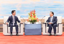 上海市市長龔正會見臺北市市長蔣萬安