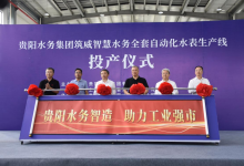 貴陽水務(wù)集團筑威智慧水務(wù)全套自動化水表生產(chǎn)線正式投產(chǎn)