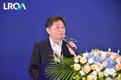 LRQA勞盛工業(yè)檢驗大中華區(qū)總經理杜鋒先生致開幕詞