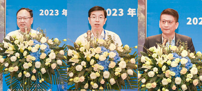 南昌智能新能源汽車研究院院長樓狄明、江鈴汽車集團有限公司副總經(jīng)理李小軍、SAE International 中國區(qū)總經(jīng)理徐秉良為大會致辭
