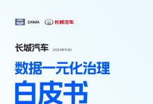 助推數(shù)智變革 《長城汽車數(shù)據(jù)一元化治理白皮書》發(fā)布
