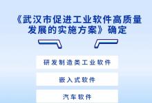 近日，《武漢市促進(jìn)工業(yè)軟件高質(zhì)量發(fā)展的實施方案》確定！