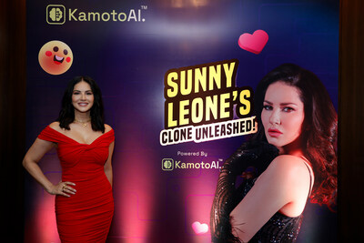 Kamoto.AI introduces the world’s first licensed AI Clone; Bollywoods Sunny Leone unveils her AI Clone. Kamoto.AI introduces the world’s first licensed AI Clone; Bollywoods Sunny Leone unveils her AI Clone.