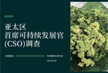 首席可持續(xù)發(fā)展官（CSO）角色正在亞太區(qū)迅速受到關(guān)注