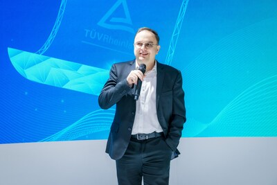 TüV萊茵電子電氣產品服務全球副總裁郝福來（Frank Holzmann）