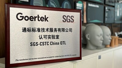 SGS為歌爾頒發(fā)QTL認可實驗室證書