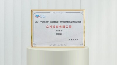 立邦綠色行動獲得2024“氣候燈塔”年度領(lǐng)航獎