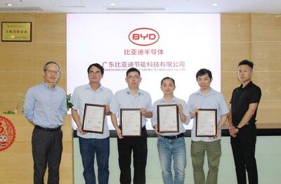 SGS為比亞迪半導(dǎo)體四款產(chǎn)品頒發(fā)AEC-Q102認(rèn)證證書