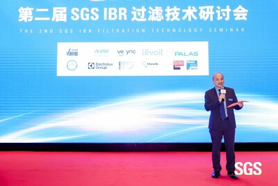 研討會(huì)開幕式上  SGS中國(guó)區(qū)副總裁趙暉致開幕詞