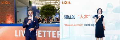 左：驪住國際領(lǐng)導(dǎo)Bijoy Mohan；右：驪住水科技集團(tuán)大中華區(qū)領(lǐng)導(dǎo)陶江