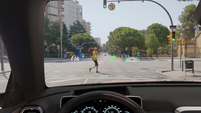全息透明顯示技術(shù)可賦予汽車玻璃豐富的內(nèi)容呈現(xiàn)和極佳的設(shè)計(jì)自由度