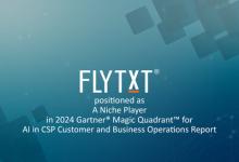 Flytxt被納入《2024年度Gartner? Magic Quadrant?通信服務(wù)提供商客戶與業(yè)務(wù)運(yùn)營(yíng)人工智能應(yīng)用報(bào)告》