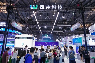 圖：2024WAIC西井科技展臺(tái)，圖片來(lái)源：westwell