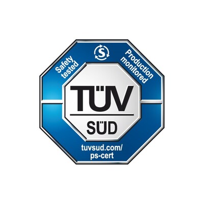 TüV南德兒童睡袋安全認證標志（可附在認證產(chǎn)品上向消費者展示該產(chǎn)品已通過權(quán)威認證）