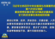 習(xí)近平主持召開中央全面深化改革委員會(huì)第六次會(huì)議強(qiáng)調(diào)：解放思想實(shí)事求是與時(shí)俱進(jìn)求真務(wù)實(shí) 全力抓好改革任務(wù)的組織實(shí)施