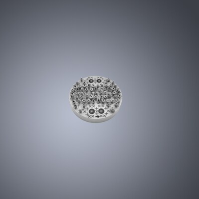 圖二：由通快TruPrint設(shè)備打印的個(gè)性化牙基臺(tái)