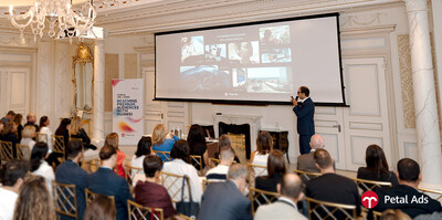 Mr Alessandro Schintu, Sales Director of Ads Business at Huawei Consumer Cloud Service Europe, presented Petal Ads’ innovative solutions. Mr Alessandro Schintu, Sales Director of Ads Business at Huawei Consumer Cloud Service Europe, presented Petal Ads’ innovative solutions.