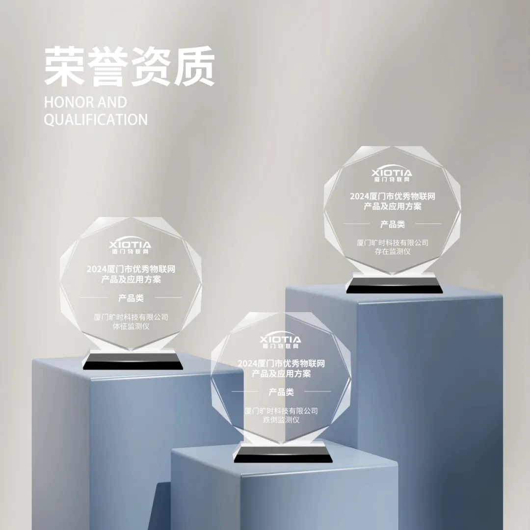 載譽歸來|曠時科技智慧康養(yǎng)三件套入選2024廈門市優(yōu)秀物聯(lián)網(wǎng)產(chǎn)品