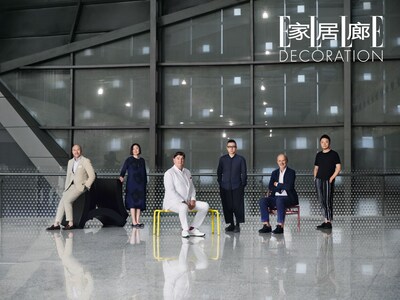 今年金點獎的評審陣容（左起）：CCD香港鄭中設計事務所創(chuàng)始人鄭忠，《ELLE DECORATION家居廊》全媒體編輯總監(jiān)兼出版人顏宓，孟菲斯聯(lián)合創(chuàng)始人、Cibic Workshop創(chuàng)始人兼同濟大學名譽教授Aldo Cibic，紅點獎創(chuàng)始人及品牌大使Prof. Dr. Peter Zec，YANG DESIGN創(chuàng)始人、收藏家、福布斯中國最具影響力工業(yè)設計師楊明潔，NONG STUDIO弄設計創(chuàng)始人、同濟大學設計創(chuàng)意學院助理教授汪昶行。
