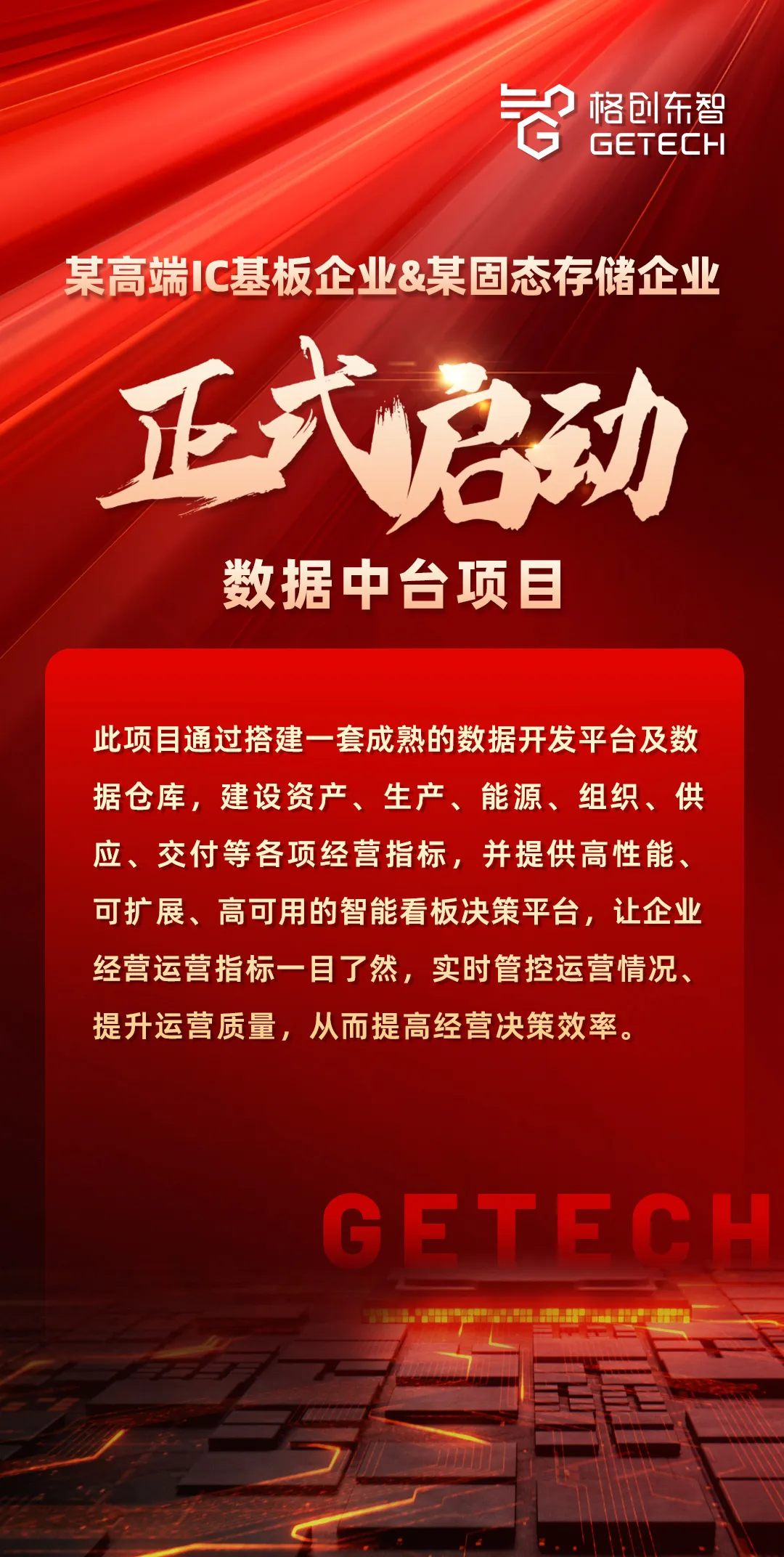 多項(xiàng)目成功啟動(dòng)，格創(chuàng)東智助力半導(dǎo)體企業(yè)數(shù)智升級(jí)