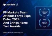 FP Markets團(tuán)隊(duì)出席Forex Expo Dubai 2024并榮獲兩項(xiàng)大獎