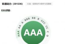 軟通動(dòng)力ESG重大突破：首獲深交所國(guó)證最高AAA評(píng)級(jí)