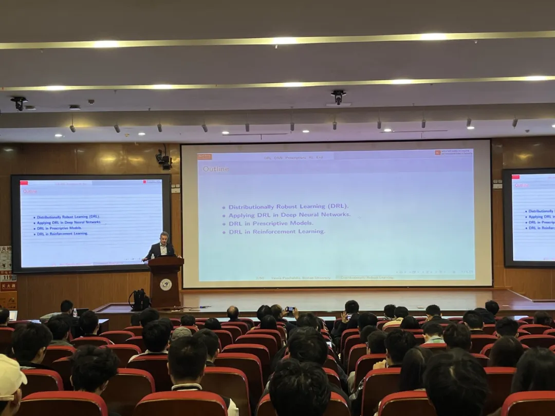  IEEE控制系統(tǒng)學(xué)會副主席 Ioannis (Yannis) Paschalidis 到訪杭州電子科技大學(xué)自動(dòng)化學(xué)院并作報(bào)告
