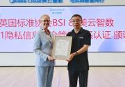 BSI為美云智數(shù)頒發(fā)ISO/IEC 27701隱私信息管理體系認(rèn)證證書