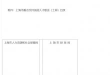 上海市人力資源和社會保障局等七部門 關(guān)于進一步加強本市重點產(chǎn)業(yè)領(lǐng)域 技能人才培養(yǎng)試點工作的通知