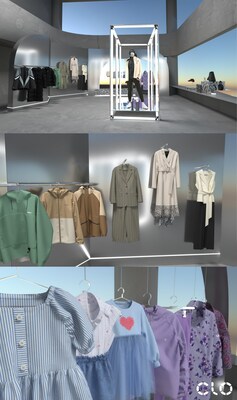 由CLO-SET打造的虛擬服裝展廳