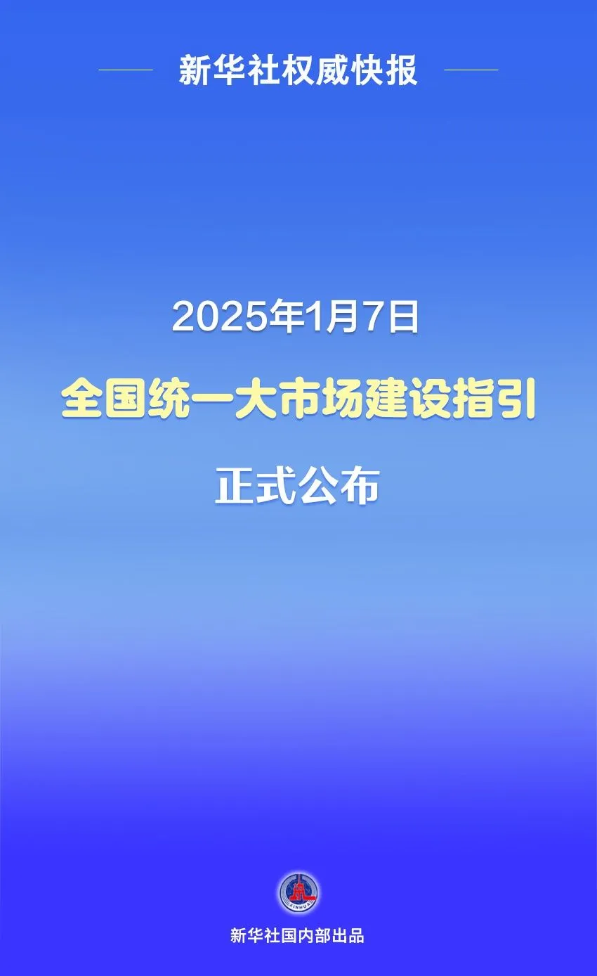 國家發(fā)展改革委關于印發(fā)《全國統(tǒng)一大市場建設指引（試行）》的通知