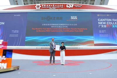 SGS為韶音OpenRun Pro 2和OpenRun Pro 2 Mini頒發(fā)RED網(wǎng)絡(luò)安全認證證書