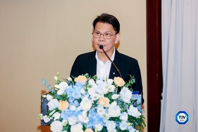 TüV南德北亞區(qū)首席財(cái)務(wù)官李仲衡發(fā)表致辭