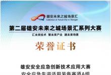打造未來(lái)之城，萬(wàn)勛N1空中柔韌機(jī)器人斬獲“雄安安全應(yīng)急創(chuàng)新技術(shù)應(yīng)用大賽”大獎(jiǎng)