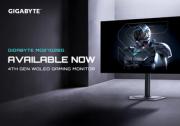 技嘉科技 MO27Q28G 魔鷹Q280G 電競顯示器正式上市 27 英寸 QHD 280Hz WOLED 采用滿屏無邊框設計，帶來沉浸視野