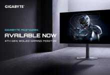 技嘉科技 MO27Q28G 魔鷹Q280G 電競顯示器正式上市 27 英寸 QHD 280Hz WOLED 采用滿屏無邊框設(shè)計(jì)，帶來沉浸視野