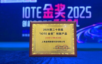 實(shí)力見(jiàn)證，途鴿科技全球eSIM IoT解決方案憑借領(lǐng)先性、創(chuàng)新性、突出市場(chǎng)表現(xiàn)，榮獲國(guó)際物聯(lián)網(wǎng)展“IOTE 金獎(jiǎng)”創(chuàng)新產(chǎn)品大獎(jiǎng)
