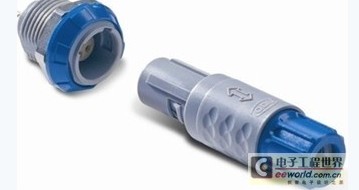 圖3歐度圓柱型插拔自鎖系列連接器，ODU