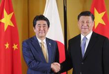 習(xí)近平會見安倍晉三