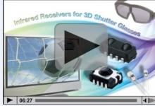 Vishay官網(wǎng)新添3D電視主動式眼鏡紅外接收器的視頻在線講座