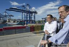 中歐陸?？炀€，南起希臘比雷埃夫斯港